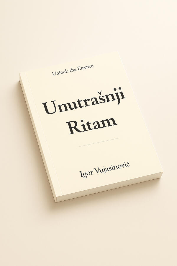 Unutrasnji ritam knjiga položena na podlogu